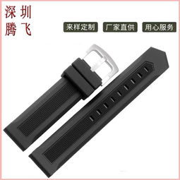 直供22mm商务款硅胶智能中高档表带 卡莱啦系列高清图片与深圳市龙岗区腾飞硅橡胶制品厂